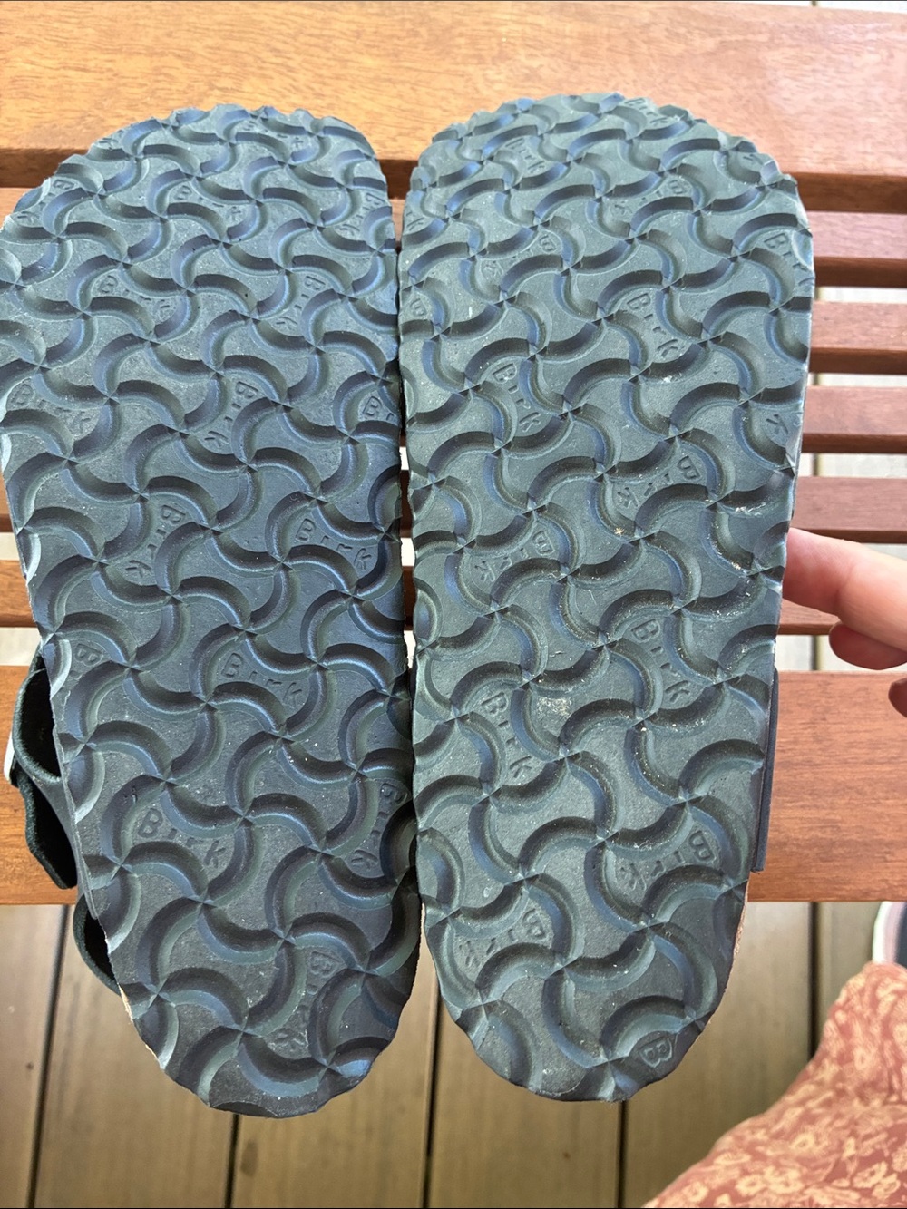 Birkenstock Messina Mary Jane sandals shoes in black nubuck leather - Picture 6 of 7